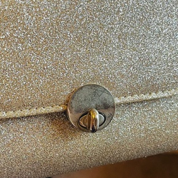 Payless Gold Glitter Purse/Clutch - Picture 5 of 5